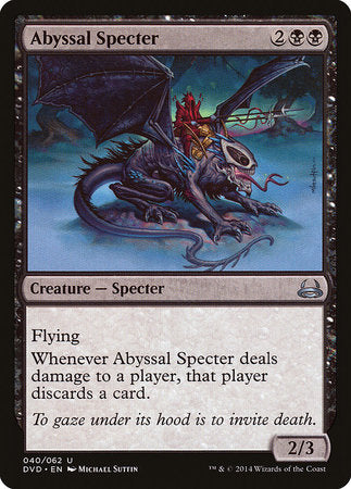 Abyssal Specter [Duel Decks Anthology: Divine vs. Demonic]