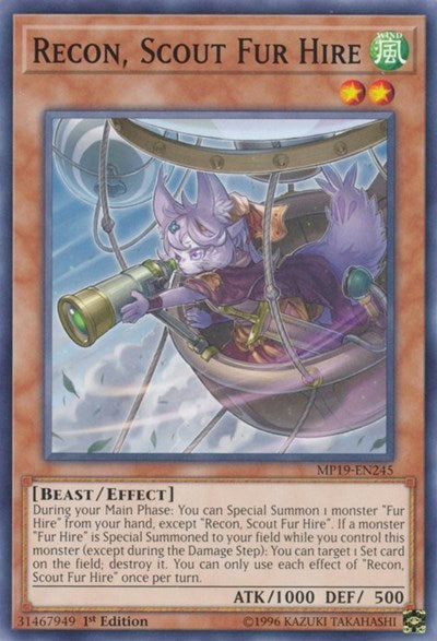 Recon, Scout Fur Hire [MP19-EN245] Common