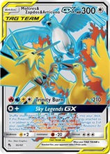 Load image into Gallery viewer, Moltres &amp; Zapdos &amp; Articuno GX (Full Art) [Hidden Fates]
