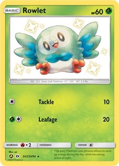 Rowlet [Hidden Fates: Shiny Vault]