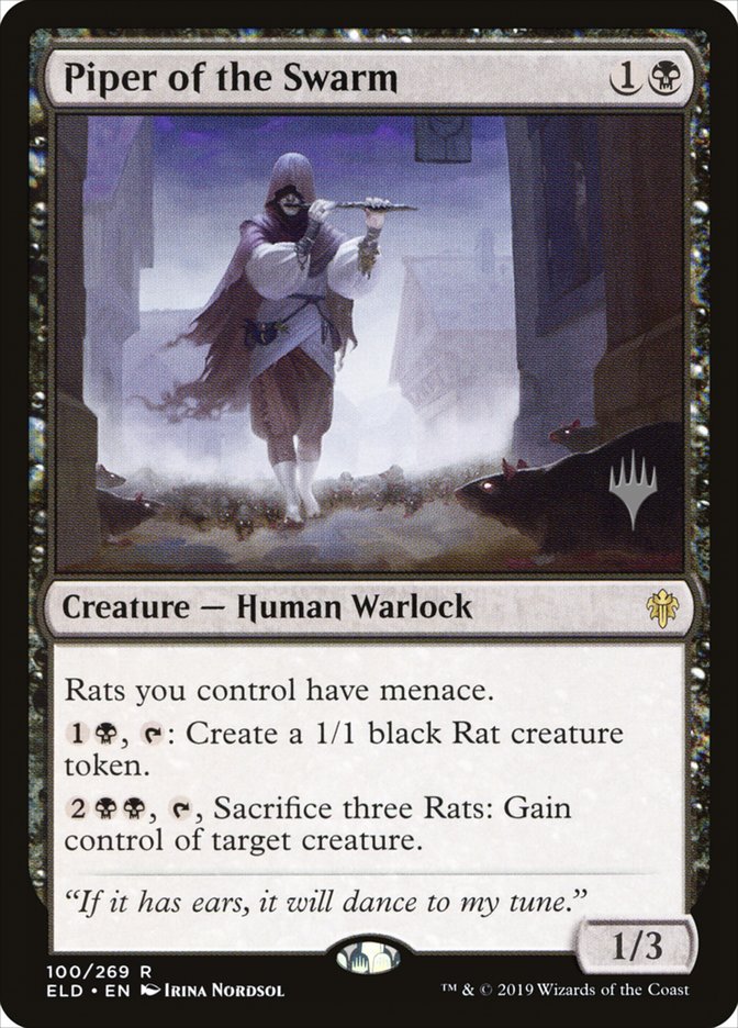 Piper of the Swarm [Throne of Eldraine Promos]