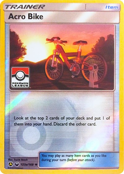 Acro Bike - 123a/168 (League Promo) [League & Championship Cards]