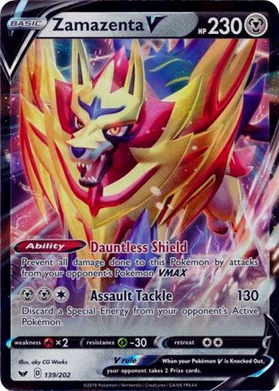Zamazenta V [SWSH01: Sword & Shield Base Set]