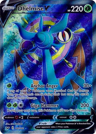 Dhelmise V (Full Art) [SWSH01: Sword & Shield Base Set]