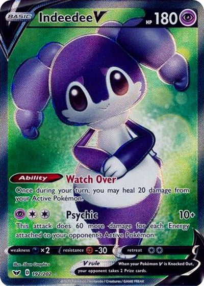 Indeedee V (Full Art) [SWSH01: Sword & Shield Base Set]