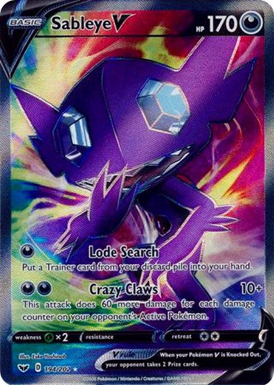 Sableye V (Full Art) [SWSH01: Sword & Shield Base Set]