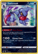 Load image into Gallery viewer, Toxicroak [SWSH01: Sword &amp; Shield Base Set]
