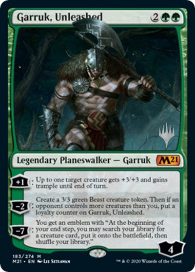 Garruk, Unleashed [Core Set 2021 Promos]