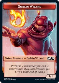 Goblin Wizard // Treasure Double-sided Token [Core Set 2021]