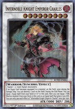 Load image into Gallery viewer, Infernoble Knight Emperor Charles [ROTD-EN042] Ultra Rare
