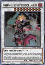 Load image into Gallery viewer, Infernoble Knight Emperor Charles [ROTD-EN042] Ultra Rare

