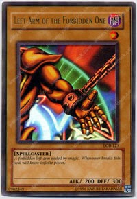 Left Arm of the Forbidden One [LOB-123] Ultra Rare