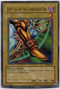 Left Leg of the Forbidden One [LOB-121] Ultra Rare