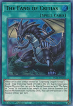 Load image into Gallery viewer, The Fang of Critias (Green) [DLCS-EN058] Ultra Rare
