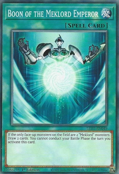 Boon of the Meklord Emperor [LED7-EN049] Common