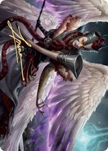 Load image into Gallery viewer, Firja, Judge of Valor Art Card (Gold-Stamped Signature) [Kaldheim: Art Series]
