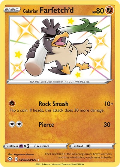 Galarian Farfetch'd [Shining Fates: Shiny Vault]