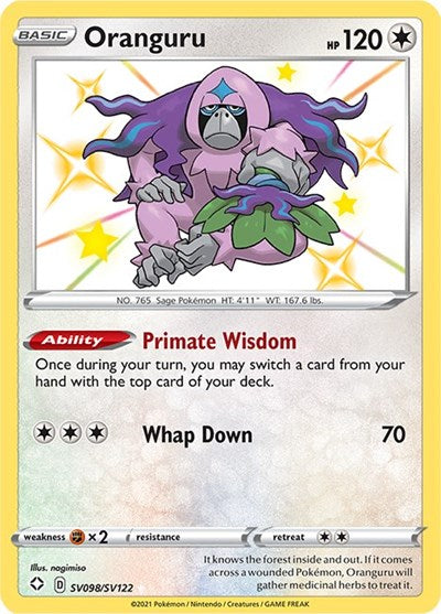 Oranguru [Shining Fates: Shiny Vault]