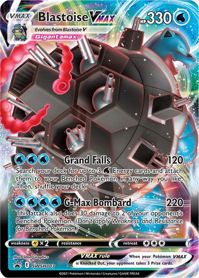 Blastoise VMAX - SWSH103 [SWSH: Sword & Shield Promo Cards]