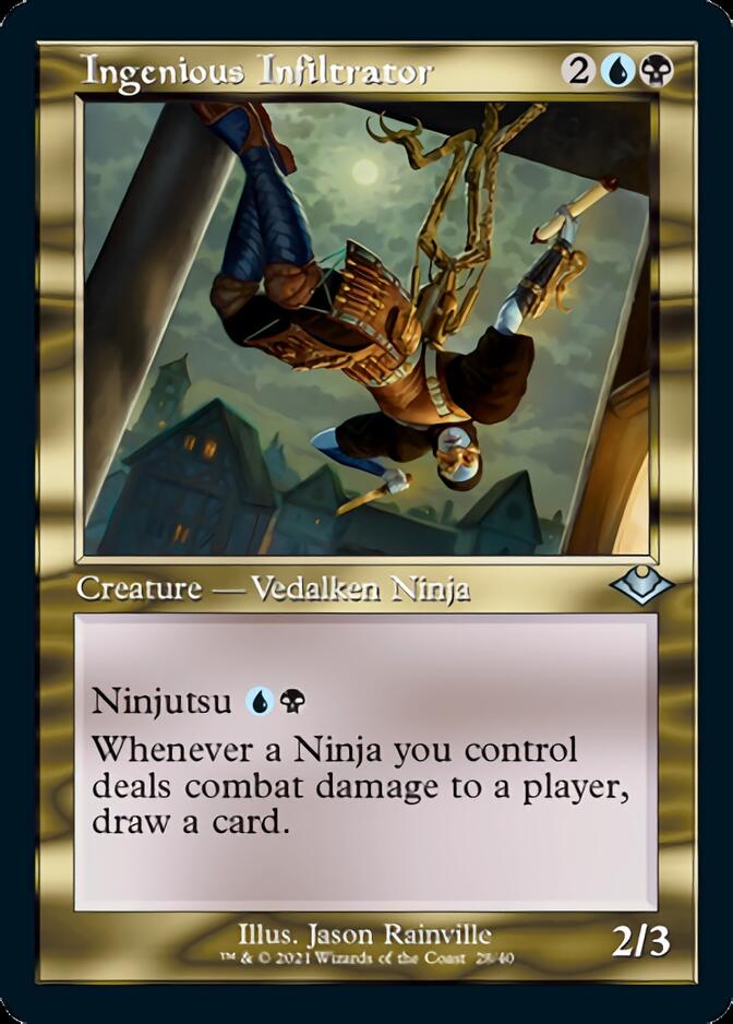 Ingenious Infiltrator (Retro Etched Foil) [Modern Horizons 2]