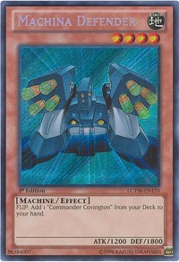 Machina Defender [LCYW-EN170] Secret Rare