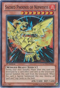 Sacred Phoenix of Nephthys [LCYW-EN259] Super Rare