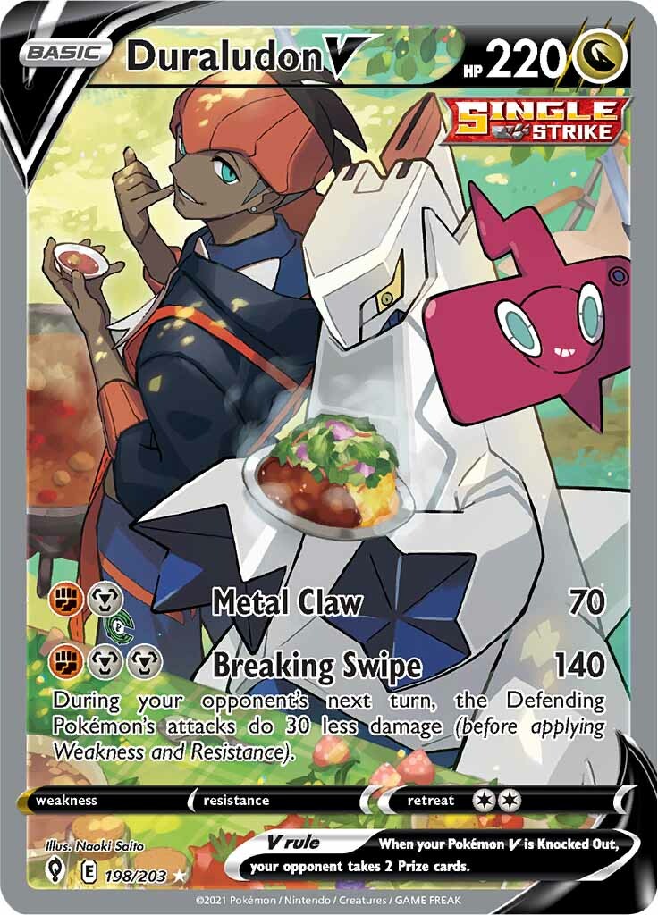 Duraludon V (198/203) [Sword & Shield: Evolving Skies]