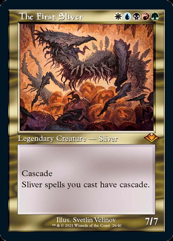 The First Sliver (Retro Etched Foil) [Modern Horizons 2]