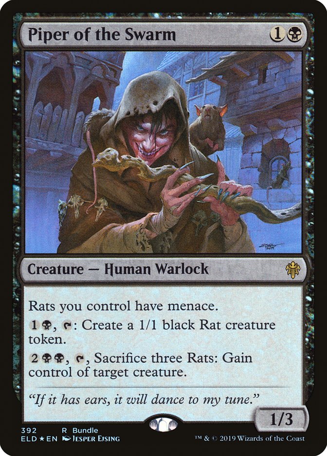 Piper of the Swarm (ELD Bundle) [Throne of Eldraine]