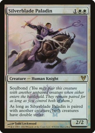 Silverblade Paladin [Avacyn Restored Promos]