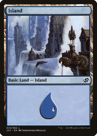 Island (33) (Jace vs. Chandra) [Duel Decks Anthology: Jace vs. Chandra]