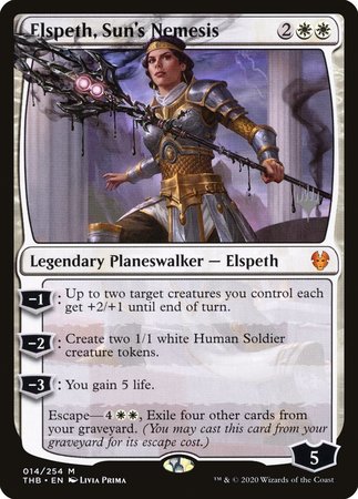 Elspeth, Sun's Nemesis [Theros Beyond Death Promos]