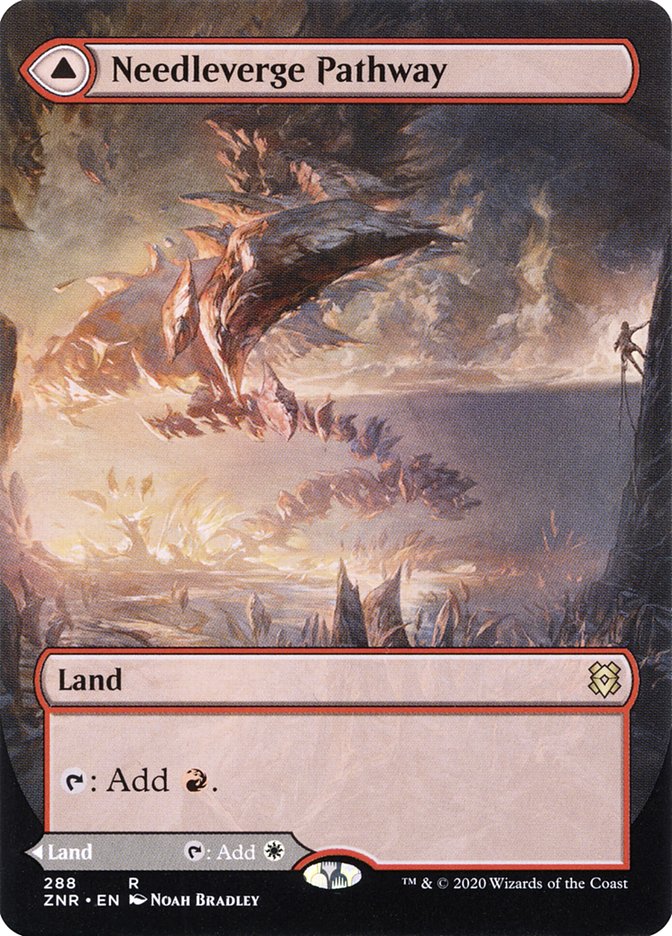 Needleverge Pathway // Pillarverge Pathway (Borderless) [Zendikar Rising]